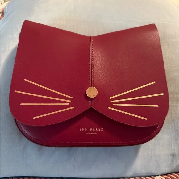 Ted Baker London Bags Ted Baker London Burgundy Crossbody Bag